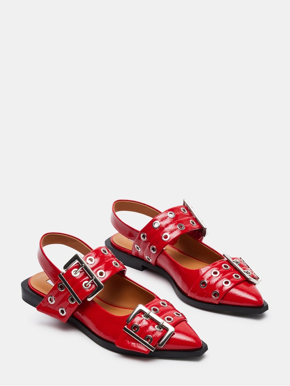 Steve Madden Graya Red Patent Slingback